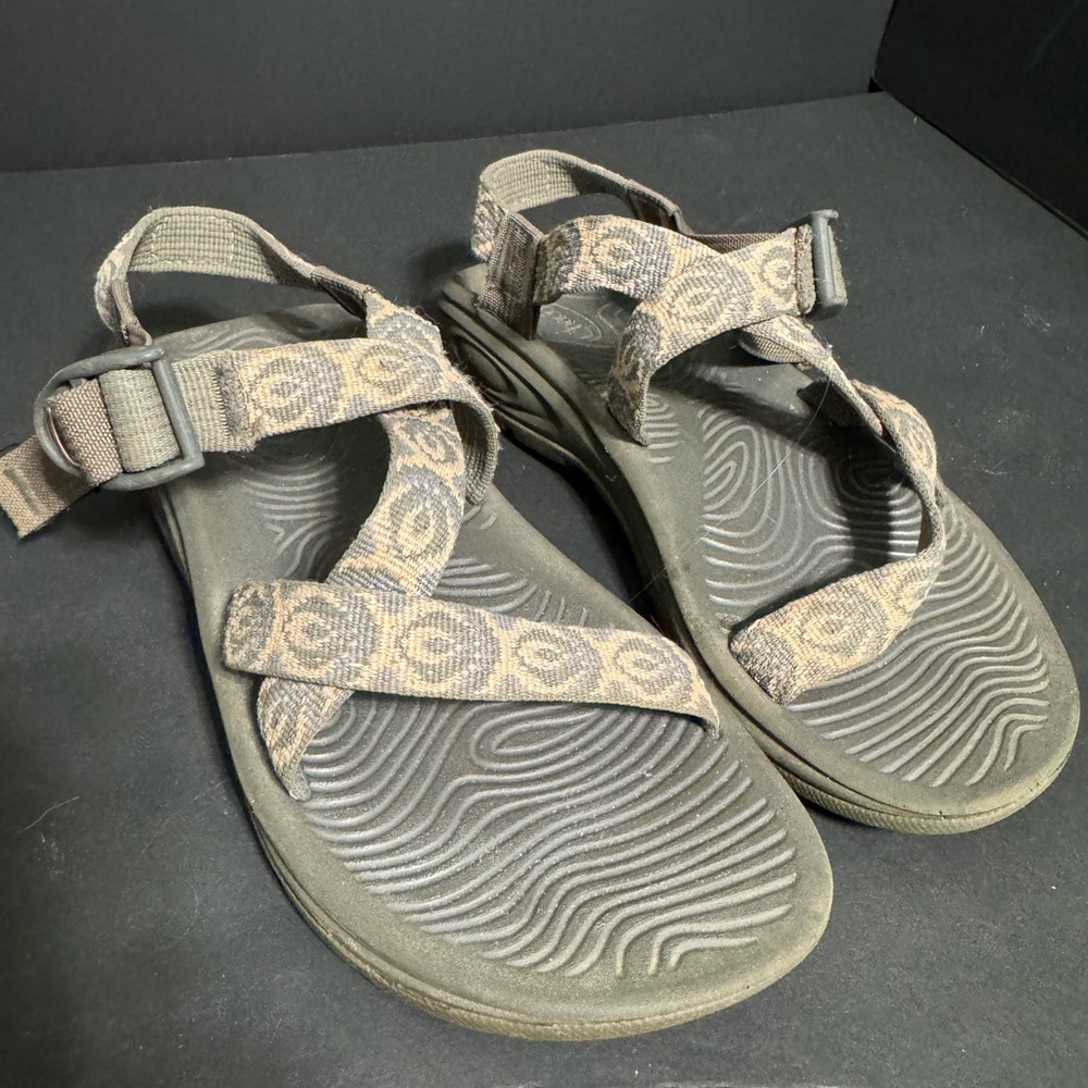 Chaco Sandals in Gray and Tan